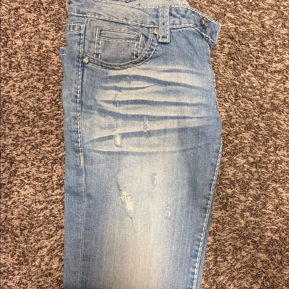 Anoname Light Blue Cropped Jeans